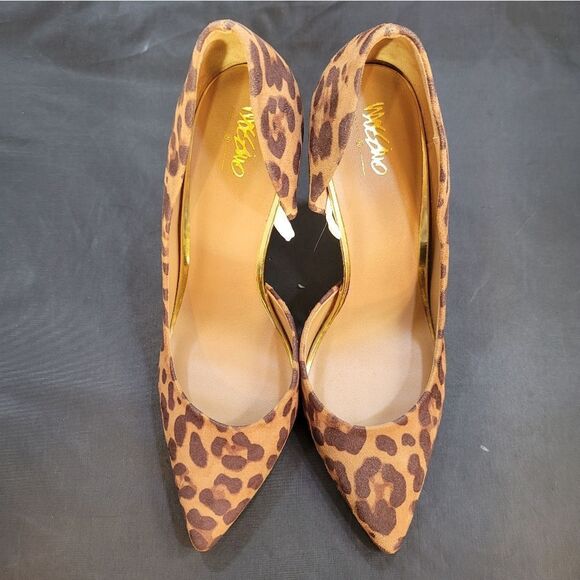 BRAND NEW MOSSIMO ANIMAL PRINT D'ORSAY POINTED TOE SLIP-ON HIGH HEEL PUMP - Picture 2 of 13